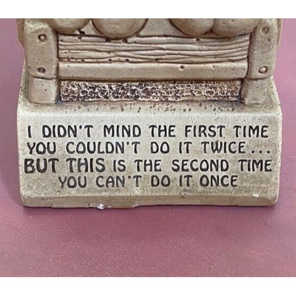 Vintage 1972 Paula Figurine Midlife Crisis E.D. Over The Hill Old Married Couple - Picture 7 of 10